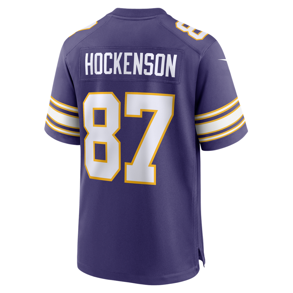 Minnesota Vikings T.J. Hockenson Nike Classic Player Game Jersey - Purple