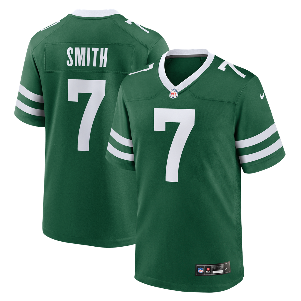 New York Jets Geno Smith Nike Game Jersey - Legacy Green