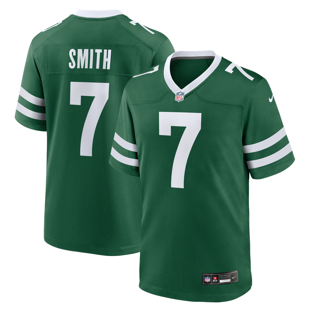 New York Jets Geno Smith Nike Game Jersey - Legacy Green