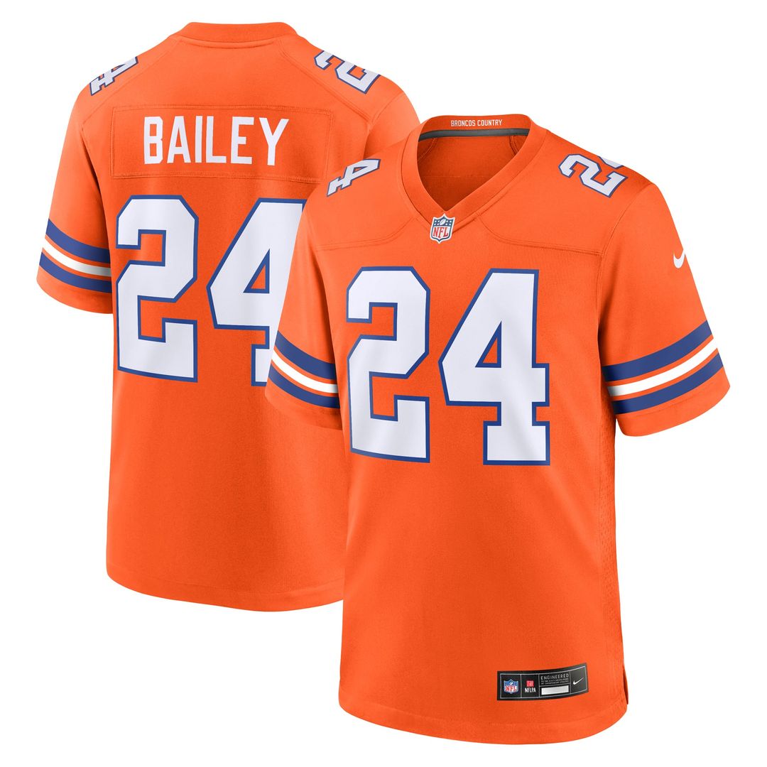 Denver Broncos Champ Bailey Nike Retired Player Alternate Game Jersey - Orange
