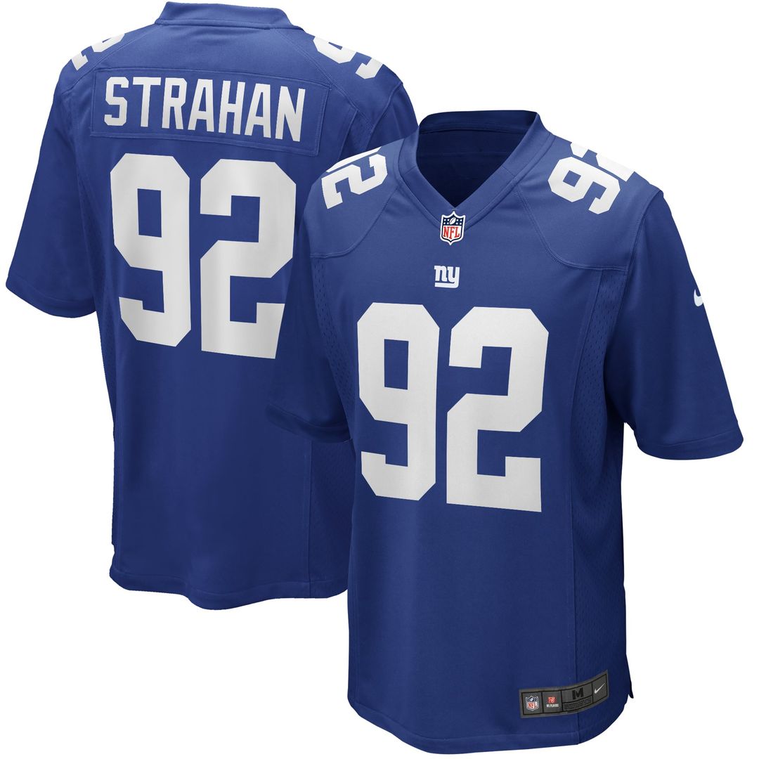 New York Giants Michael Strahan Nike Game Retired Player Jersey - Royal