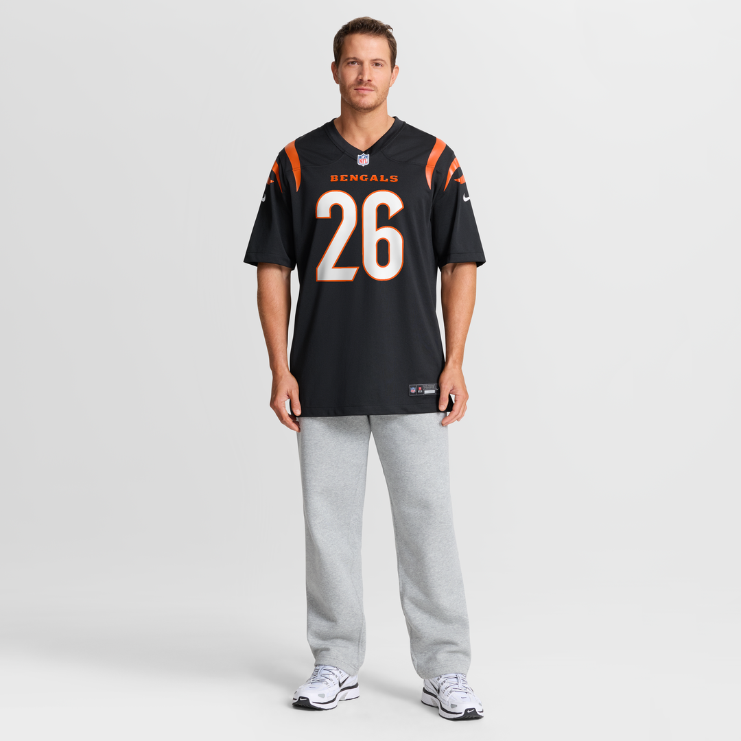 Cincinnati Bengals Ja'Sir Taylor Nike Team Game Jersey - Black