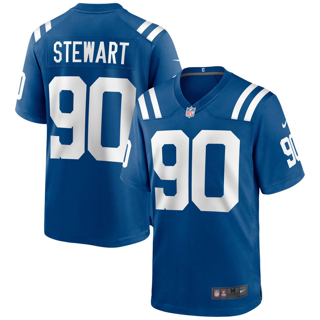 Indianapolis Colts Grover Stewart Nike Alternate Game Jersey - Blue