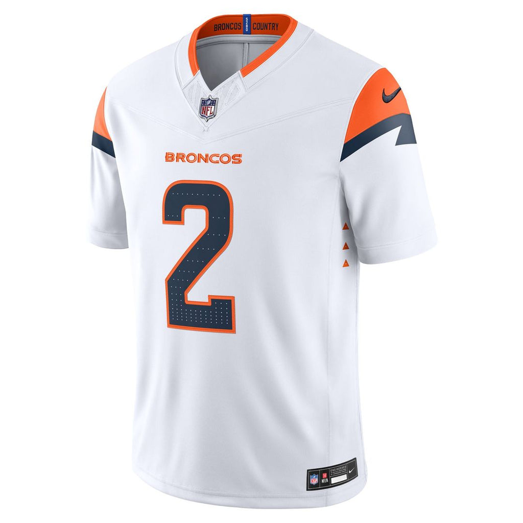 Denver Broncos Pat Surtain II Nike Alternate Vapor F.U.S.E. Stitched Limited Jersey - Navy