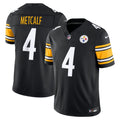Pittsburgh Steelers DK Metcalf Nike Team Vapor F.U.S.E. Stitched Limited Jersey - Black