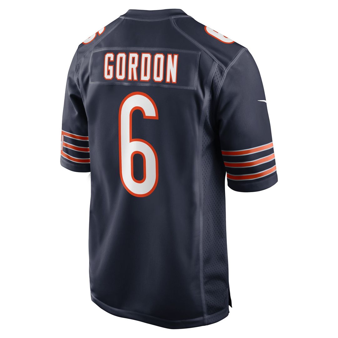 Chicago Bears Kyler Gordon Nike Game Player Jersey - Navy