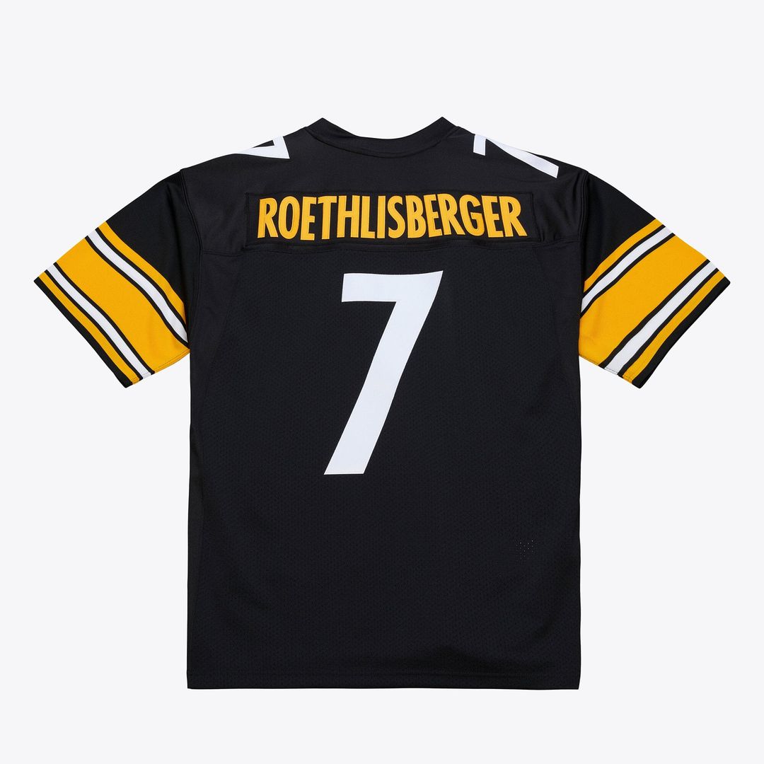 Pittsburgh Steelers Ben Roethlisberger Mitchell & Ness 2004 Authentic Throwback Jersey - Black