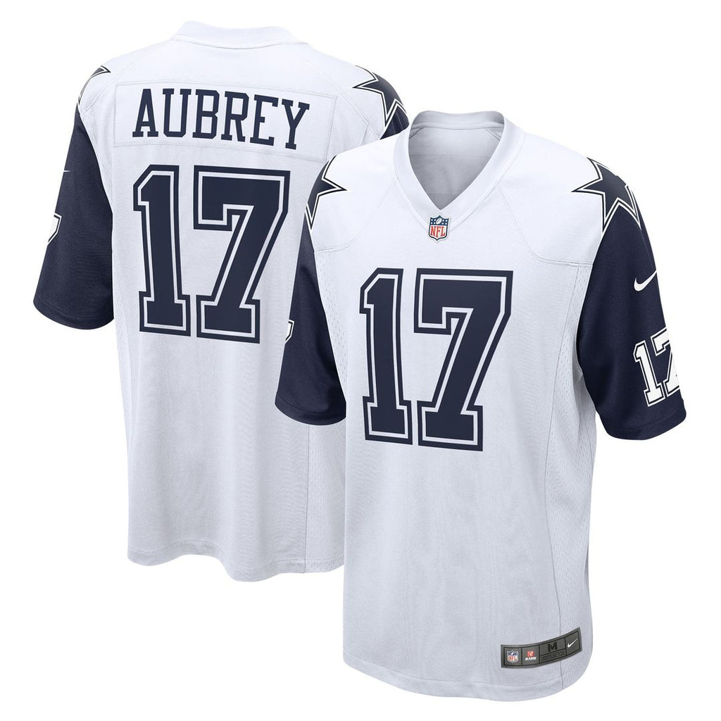 Dallas Cowboys Brandon Aubrey Nike Alternate Game Team Jersey - White