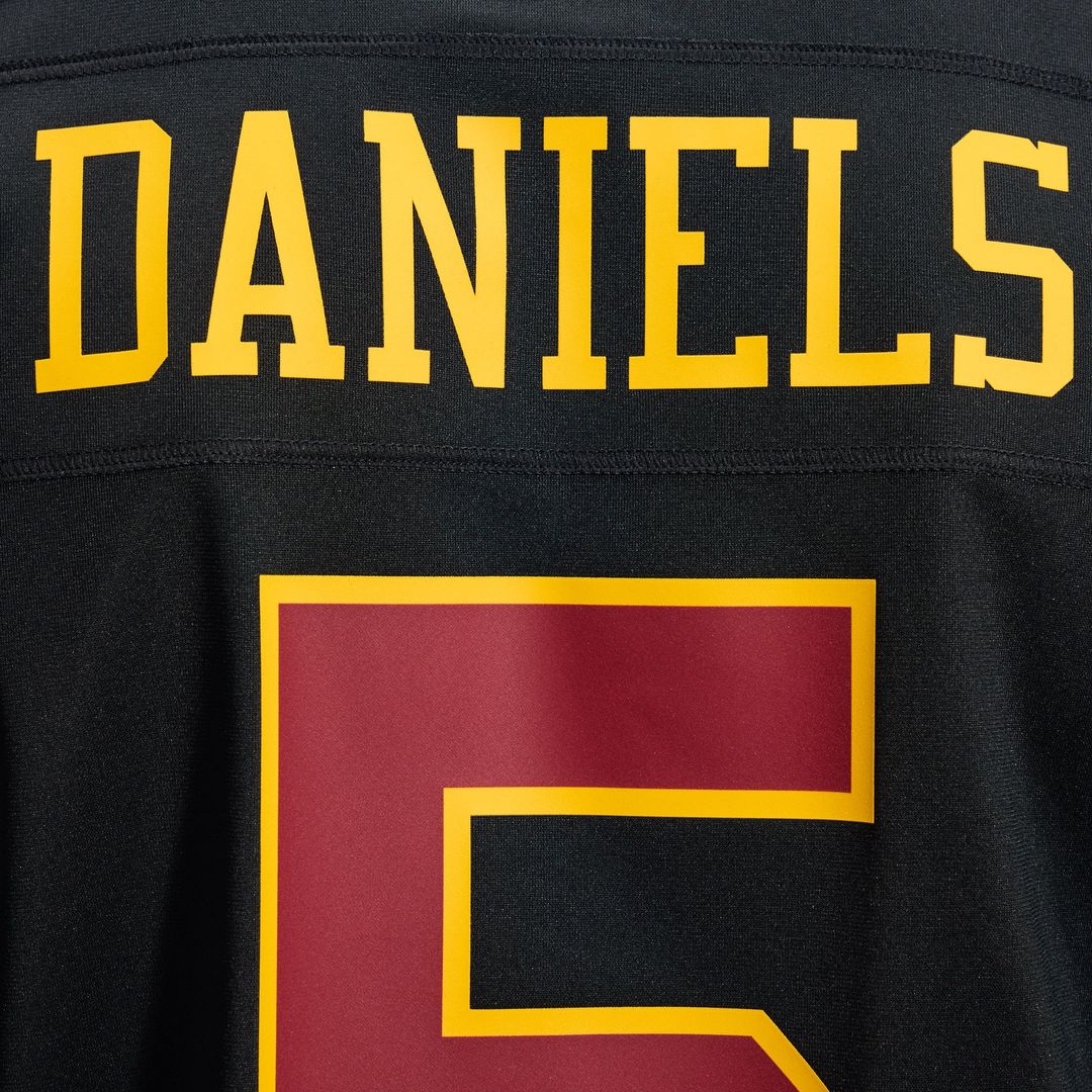 Hail Raiser Washington Commanders Jayden Daniels Nike Alternate Game Jersey - Black