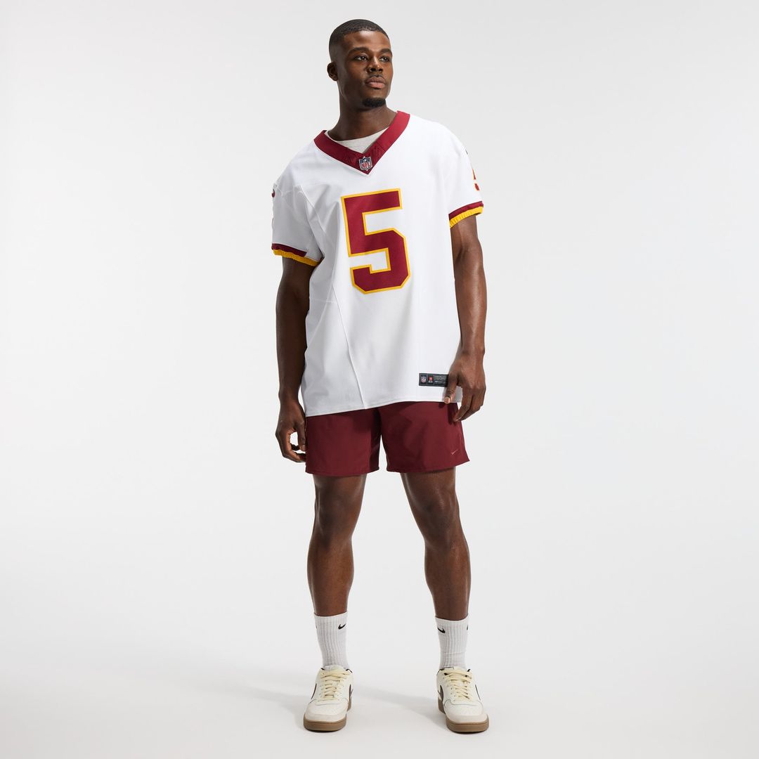 Washington Commanders Jayden Daniels Nike Alternate 2 Super Bowl Era Vapor F.U.S.E. Elite Jersey - White