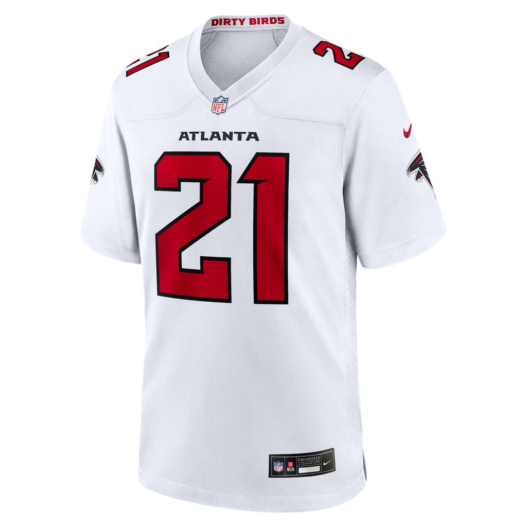 Atlanta Falcons Deion Sanders Nike Retired Player Game Jersey - Red