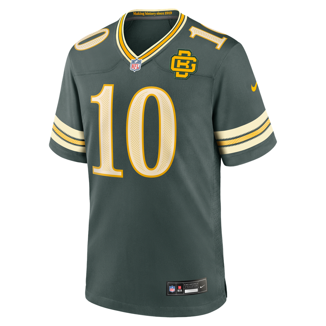 Green Bay Packers Jordan Love Nike 2026 Rivalries Collection Game Jersey - Green