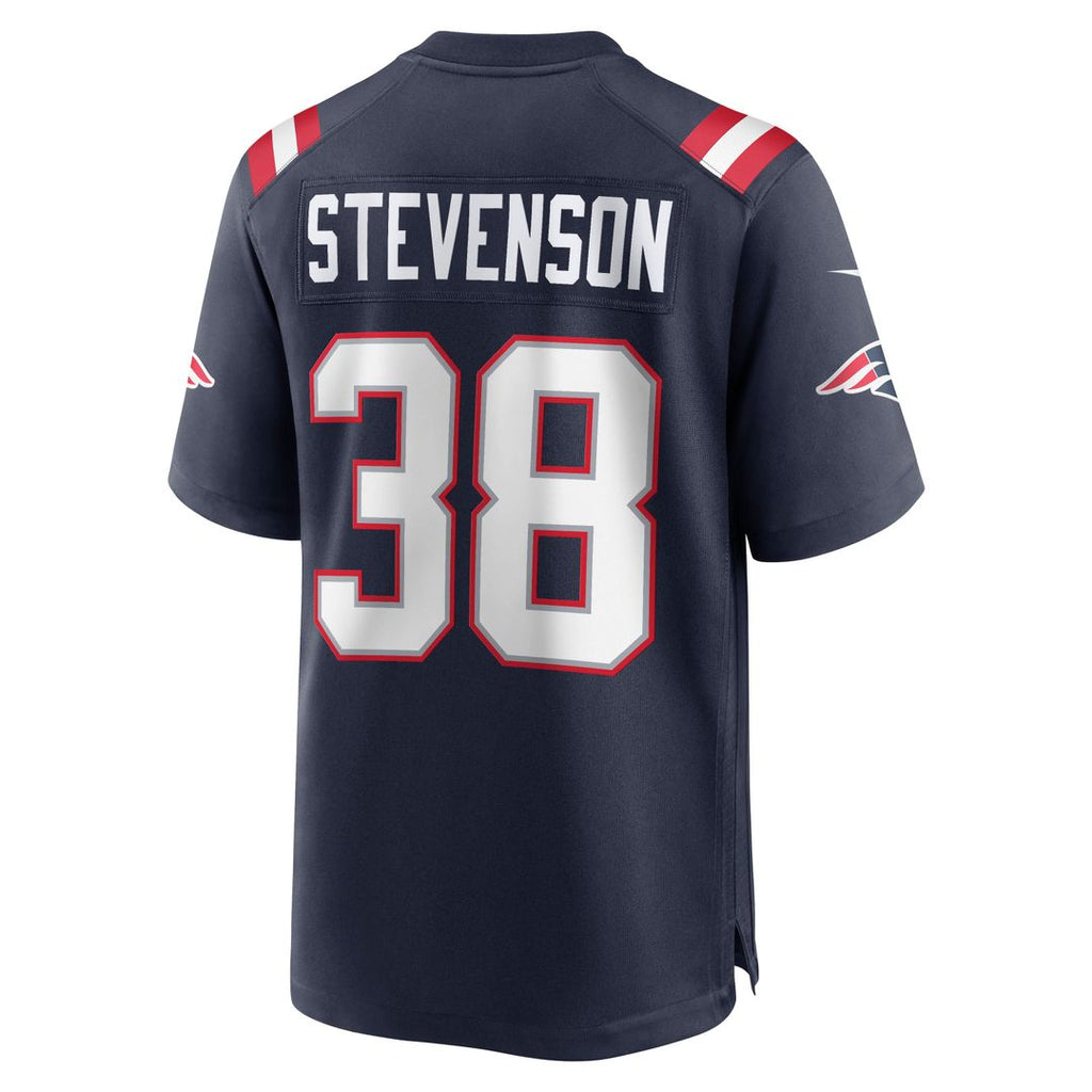 New England Patriots Rhamondre Stevenson Nike Game Jersey - Navy