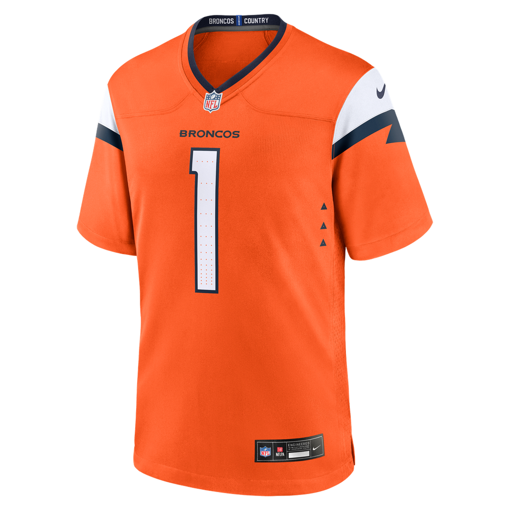 Denver Broncos Evan Engram Nike Team Game Jersey - Orange