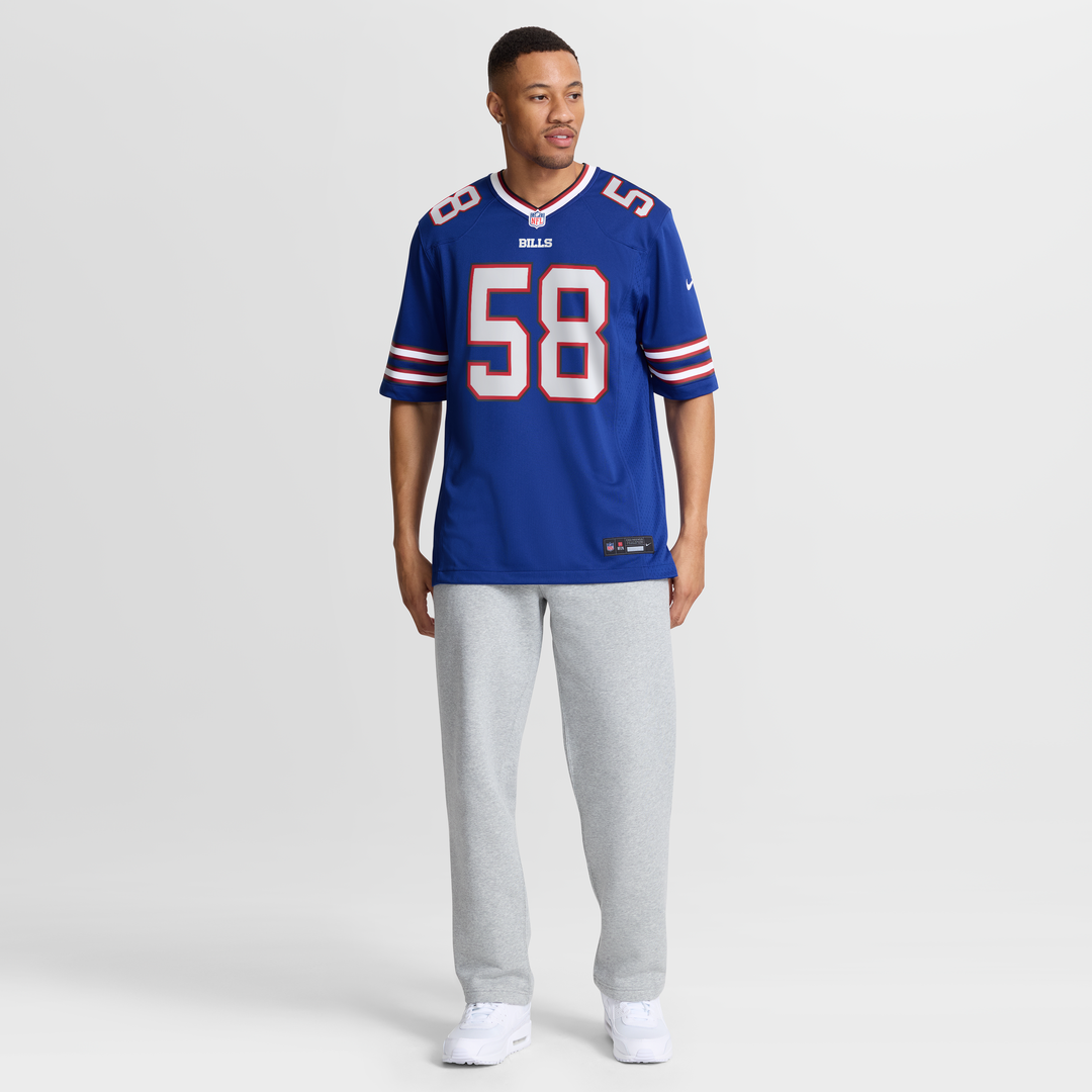Buffalo Bills Matt Milano Nike Alternate Game Jersey - Red