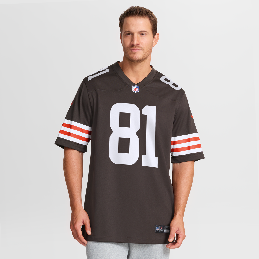 Cleveland Browns Luke Floriea Nike Team Game Jersey - Brown