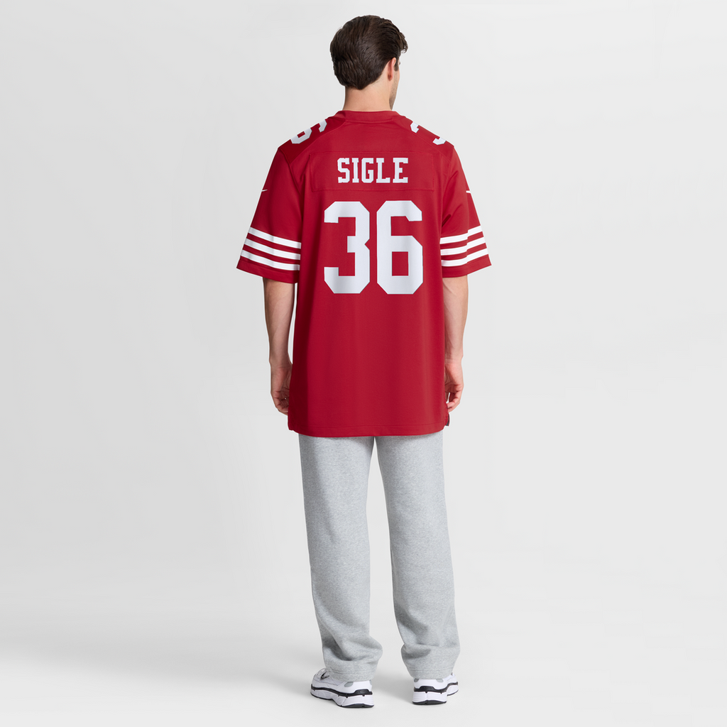 San Francisco 49ers Marques Sigle Nike Team Game Jersey - Scarlet