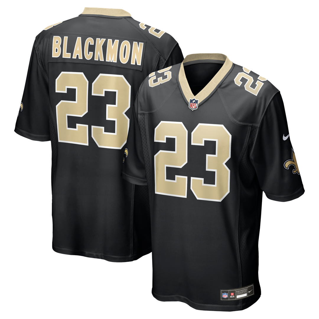 New Orleans Saints Julian Blackmon Nike Team Game Jersey - Black