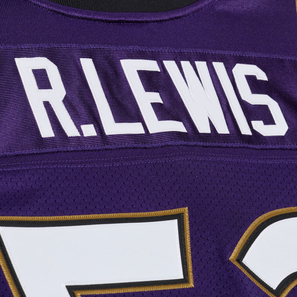 Baltimore Ravens Ray Lewis Mitchell & Ness 1996 Authentic Throwback Jersey - Purple