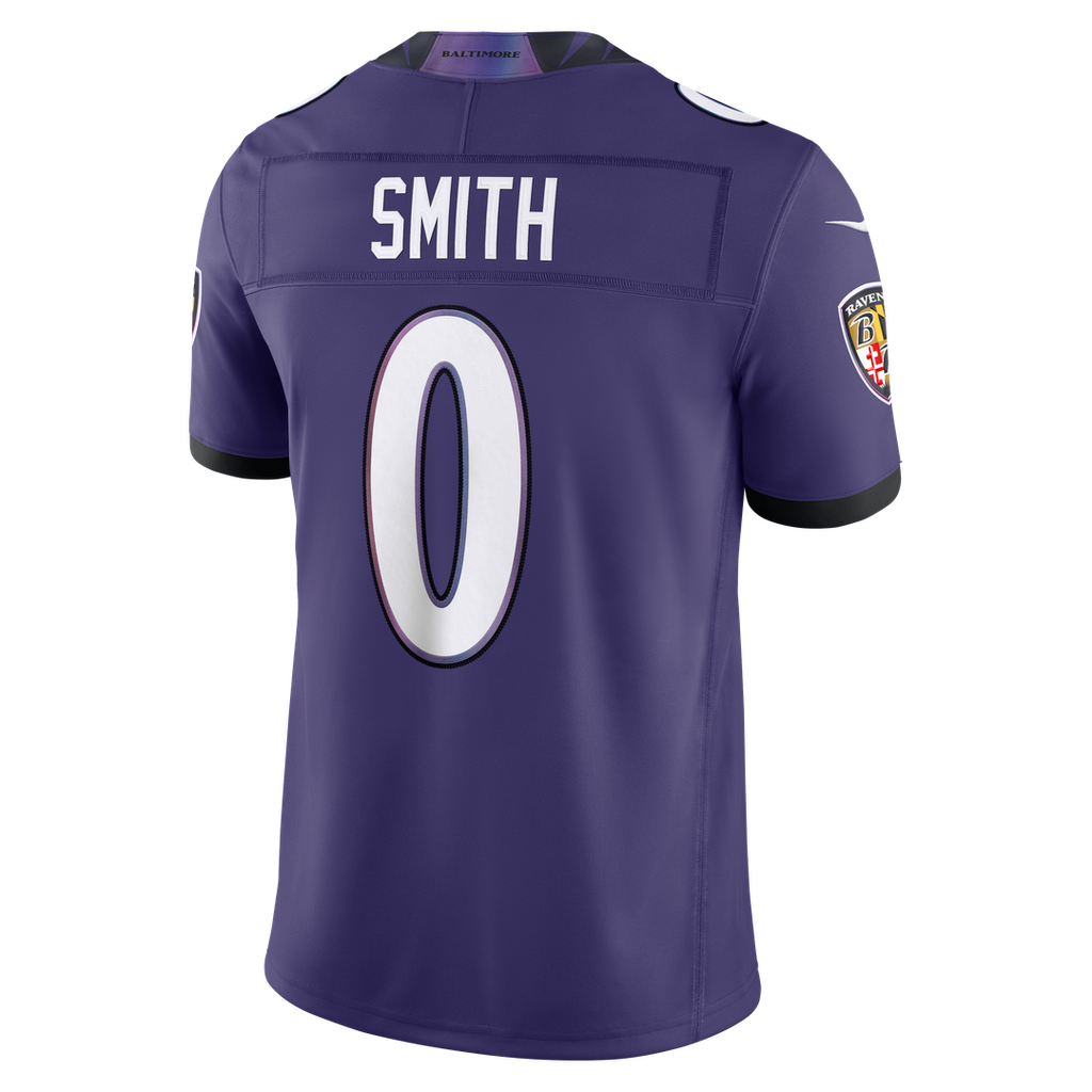 Baltimore Ravens Roquan Smith Nike Team Vapor F.U.S.E. Stitched Limited Jersey - Purple