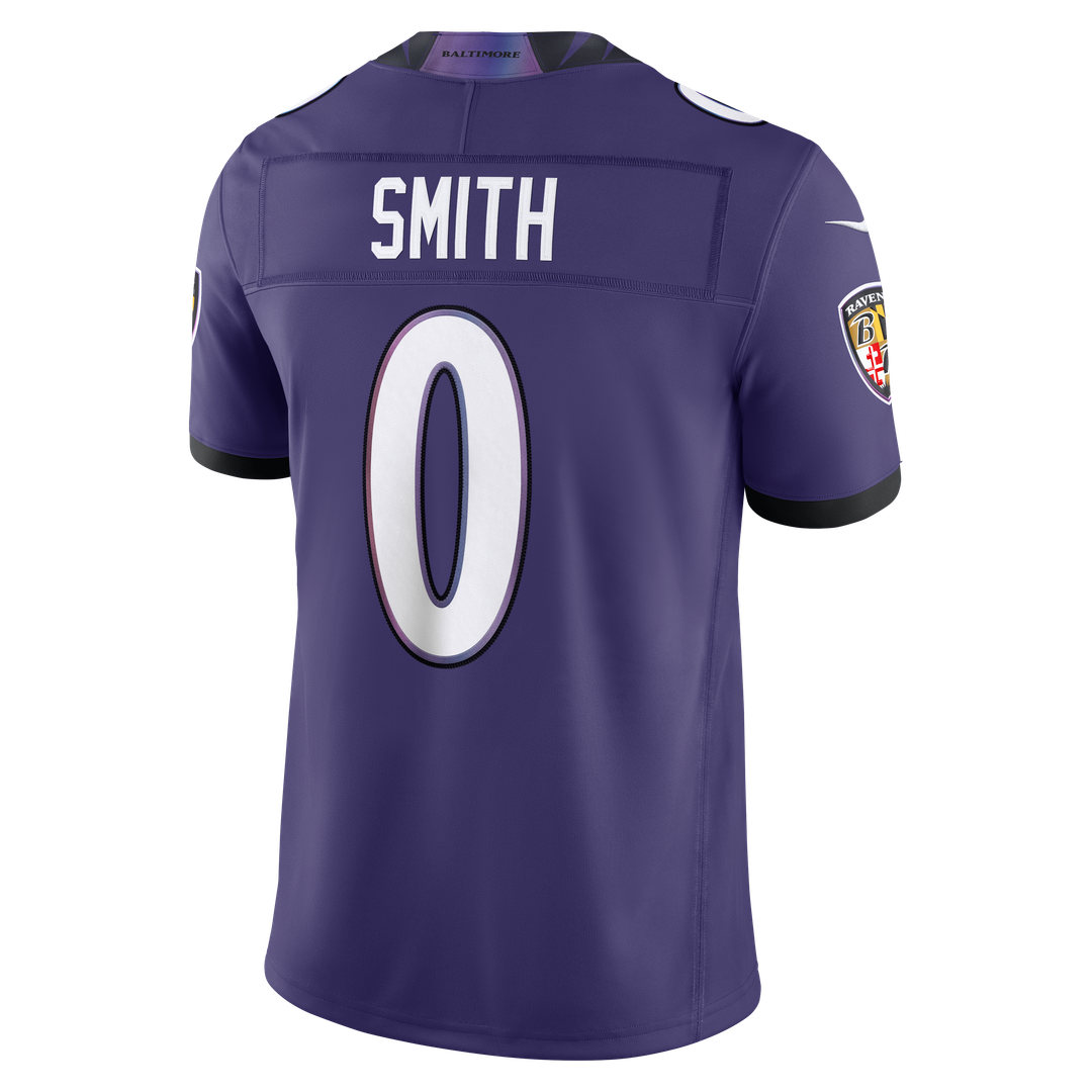Baltimore Ravens Roquan Smith Nike Team Vapor F.U.S.E. Stitched Limited Jersey - Purple