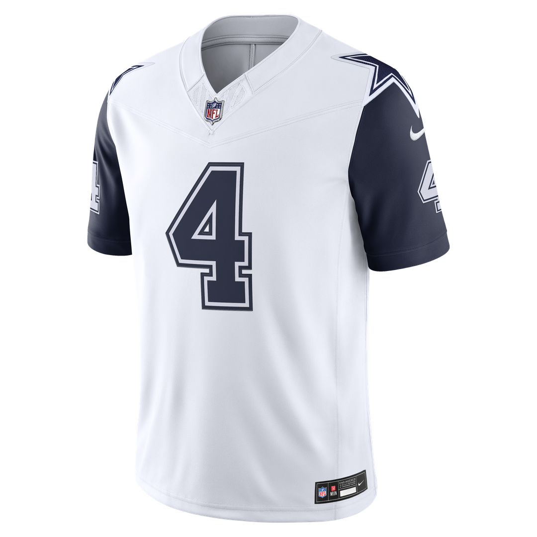 Dallas Cowboys Dak Prescott Nike Team Vapor F.U.S.E. Stitched Limited Jersey - Navy