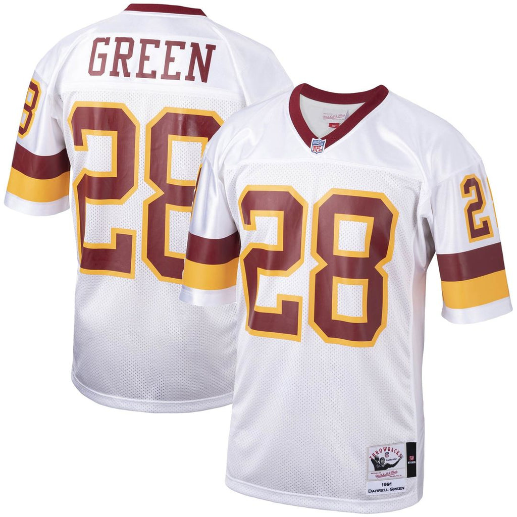 Washington Football Team 1991 Darrell Green Mitchell & Ness Authentic Throwback Retired Player Jersey - White