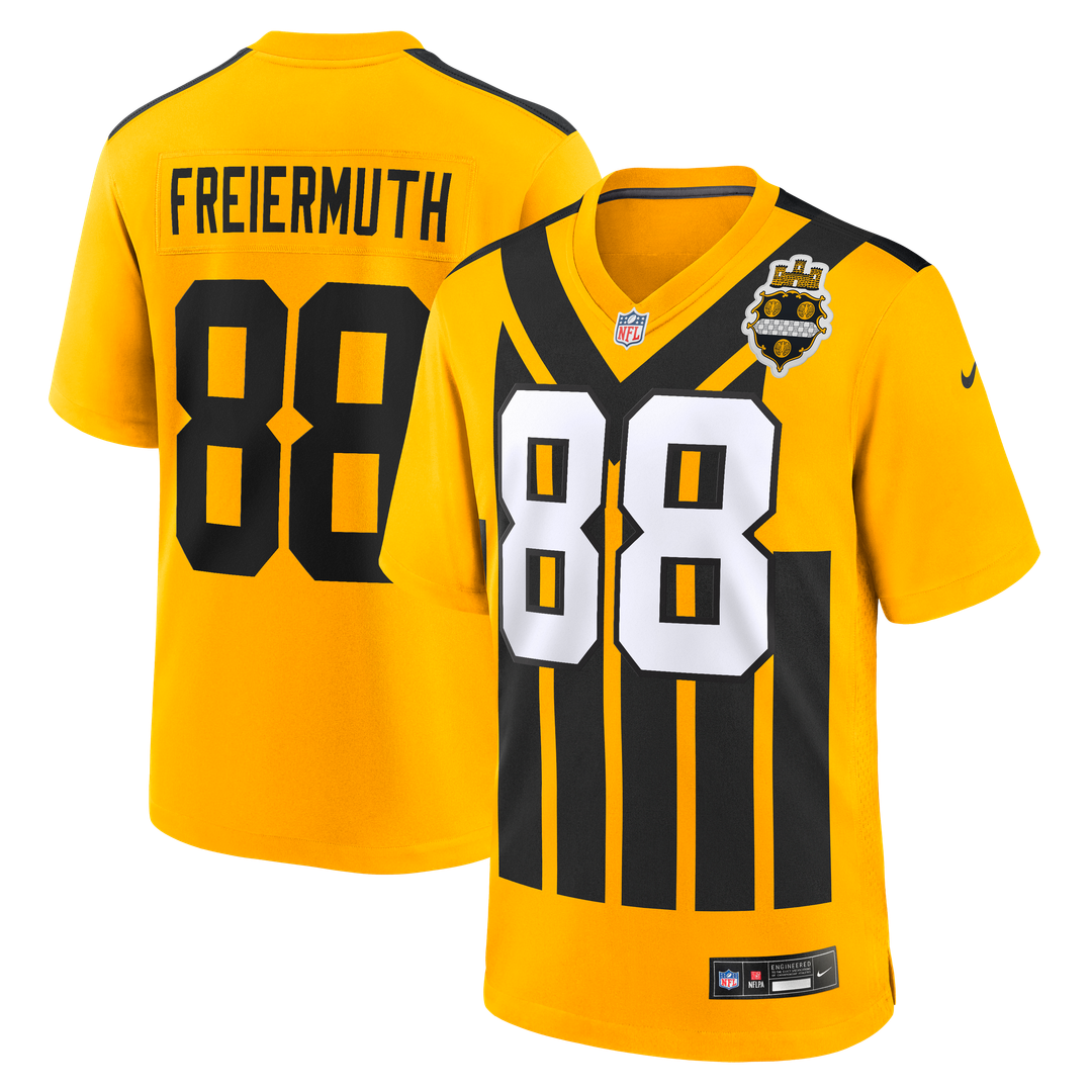 Pittsburgh Steelers Pat Freiermuth Nike Alternate 1933 Throwback Game Jersey - Gold