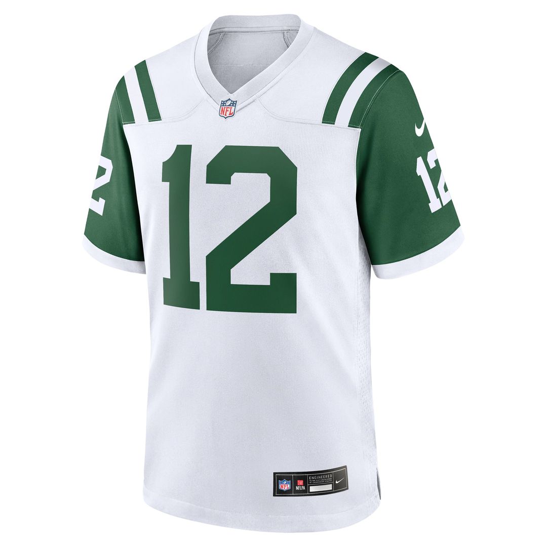 New York Jets Joe Namath Nike Classic Alternate Retired Player Game Jersey - White
