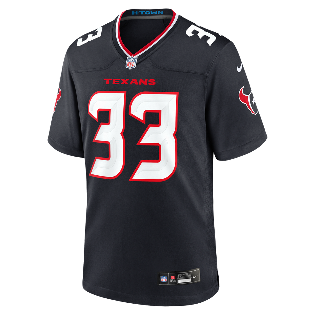 Houston Texans Dare Ogunbowale Nike Team Game Jersey - Navy