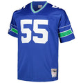Seattle Seahawks Brian Bosworth Mitchell & Ness Big & Tall 1987 Legacy Retired Player Jersey - Royal