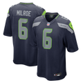 Seattle Seahawks Jalen Milroe Nike Team Game Jersey - College Navy