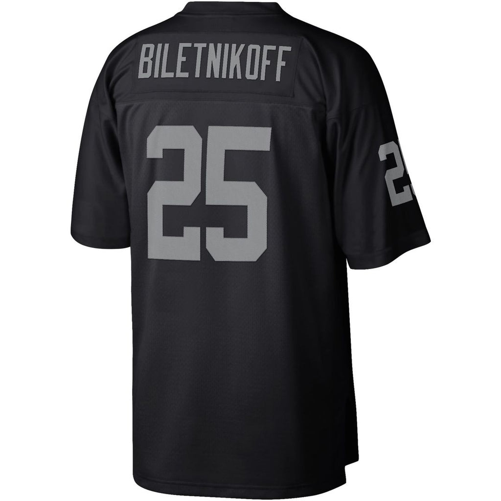 Las Vegas Raiders Fred Biletnikoff Mitchell & Ness Legacy Replica Jersey - Black