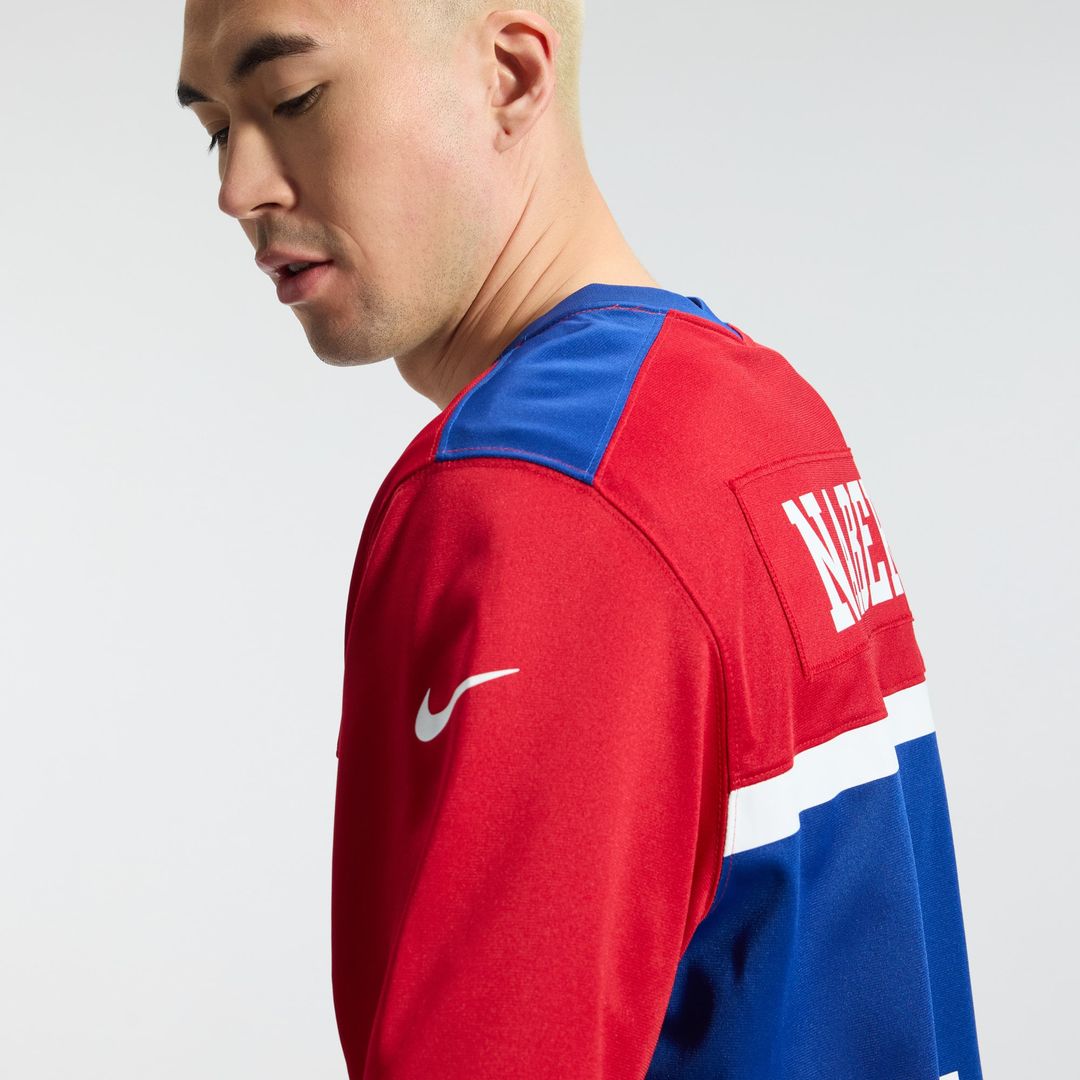 New York Giants Malik Nabers Nike Alternate Game Jersey - Century Red