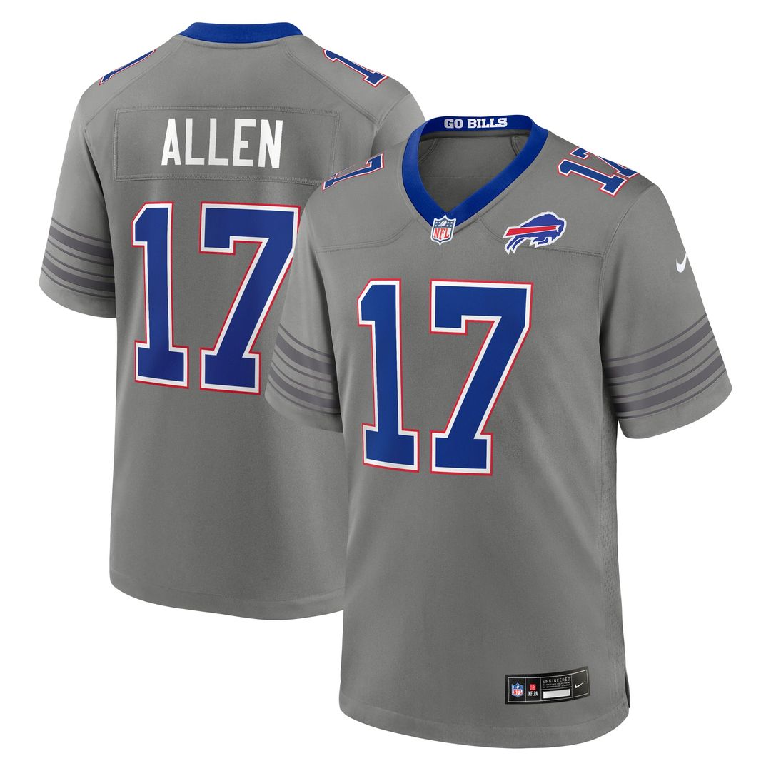 Buffalo Bills Josh Allen Nike White Game Player Jersey - White