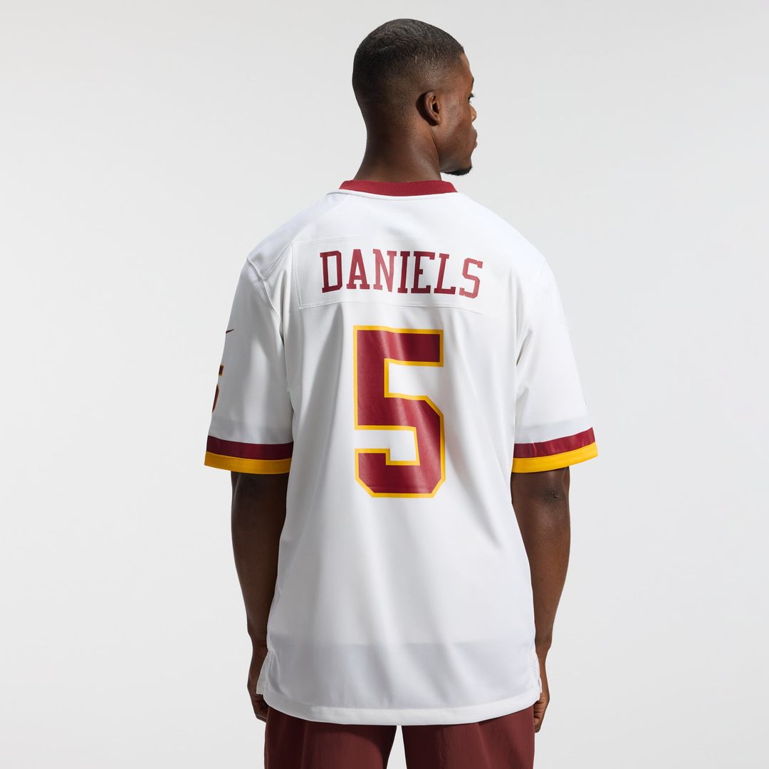 Washington Commanders Jayden Daniels Nike Game Super Bowl Era Jersey - White
