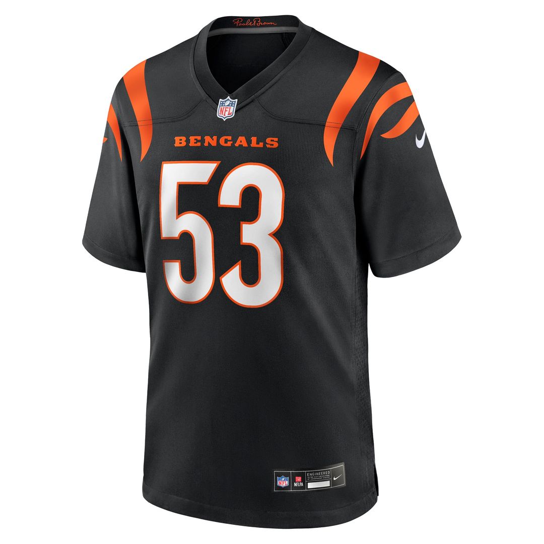 Cincinnati Bengals Boye Mafe Nike Team Game Jersey - Black