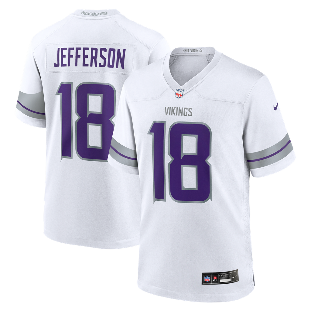 Minnesota Vikings Justin Jefferson Nike Alternate Game Player Jersey - White