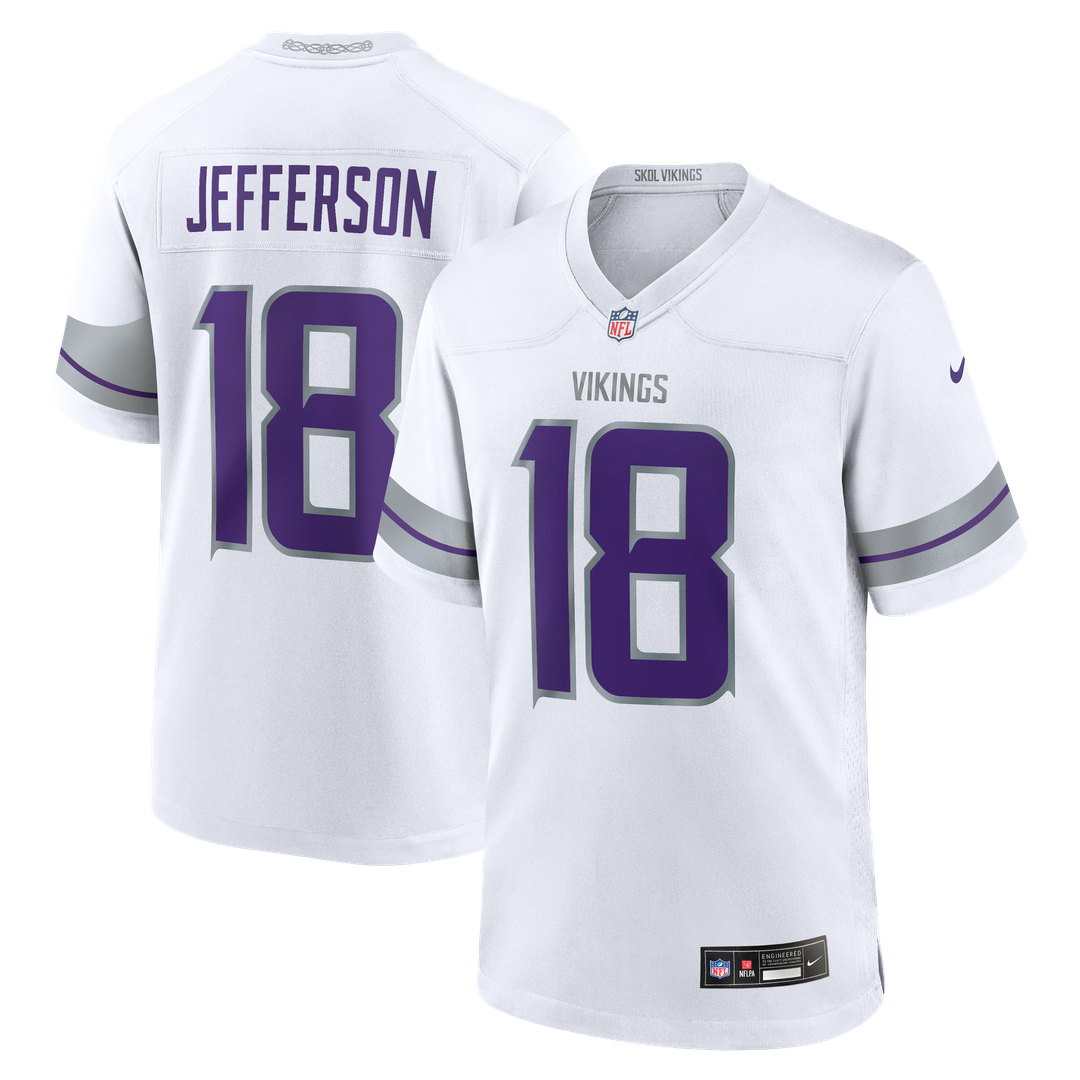 Minnesota Vikings Justin Jefferson Nike Alternate Game Player Jersey - White
