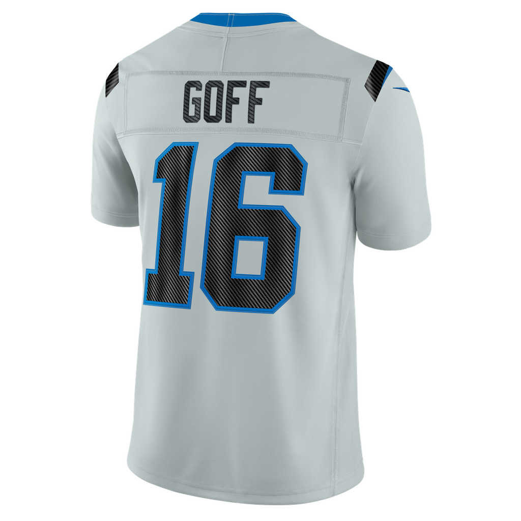 Detroit Lions Jared Goff Nike 2026 Rivalries Collection Stitched Limited Jersey - Silver