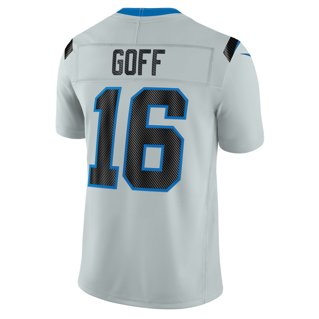 Detroit Lions Jared Goff Nike 2026 Rivalries Collection Stitched Limited Jersey - Silver