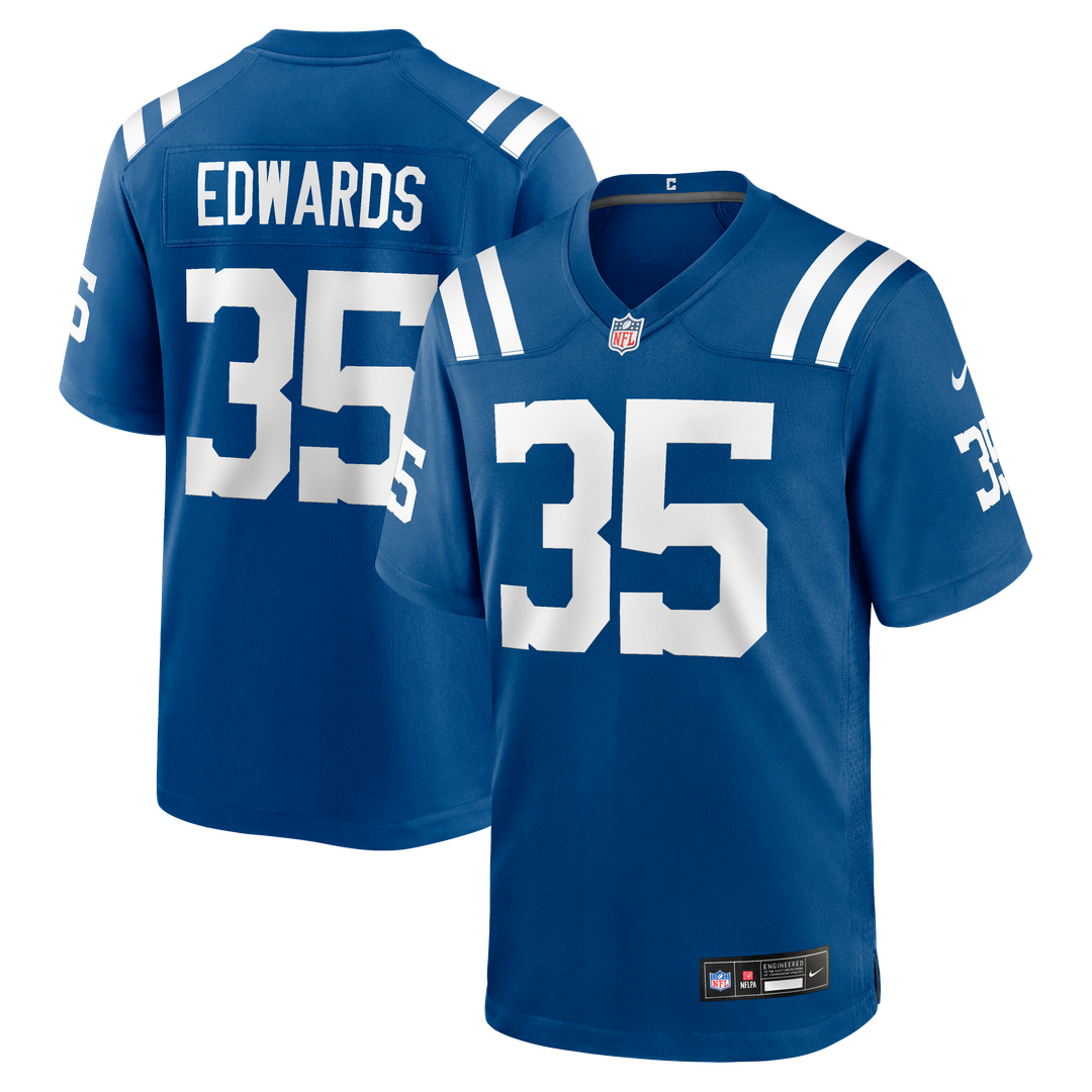 Indianapolis Colts Johnathan Edwards Nike Team Game Jersey - Royal