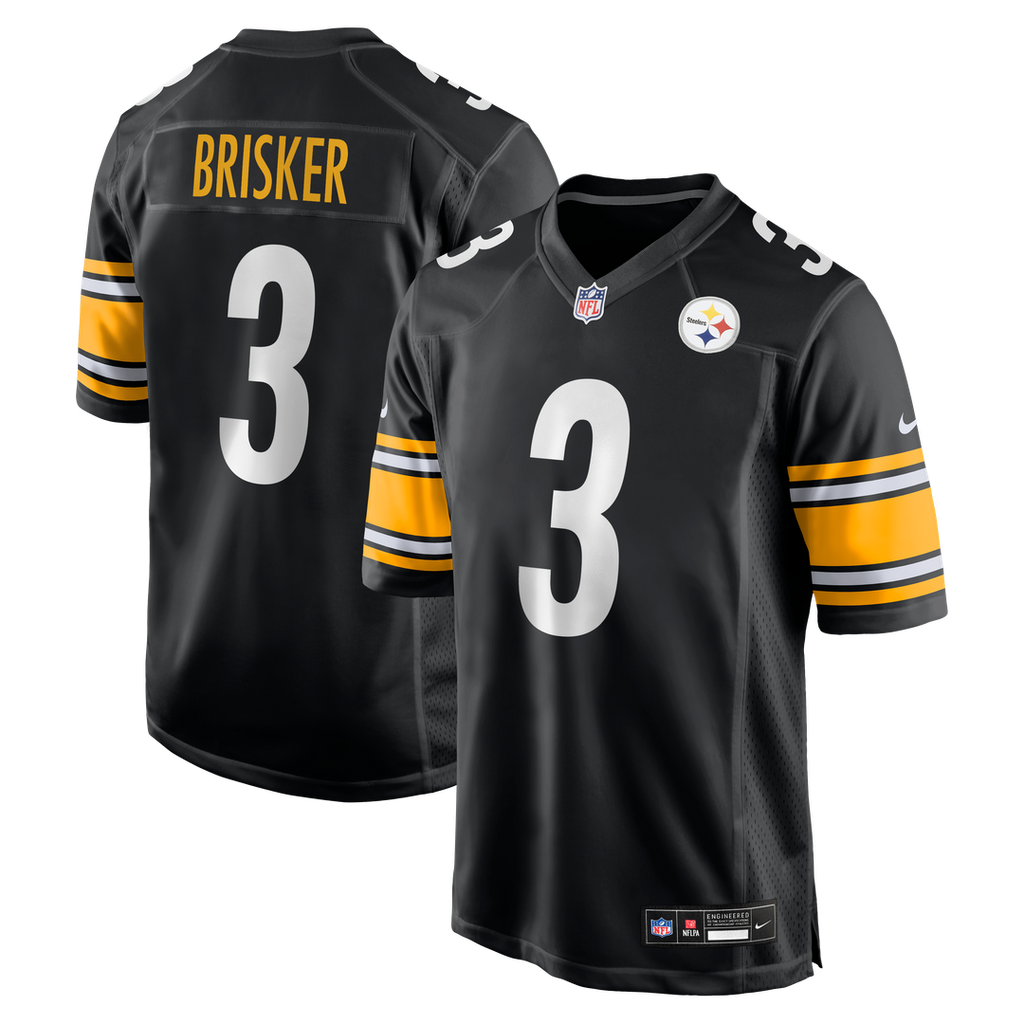 Pittsburgh Steelers Jaquan Brisker Nike Team Game Jersey - Black