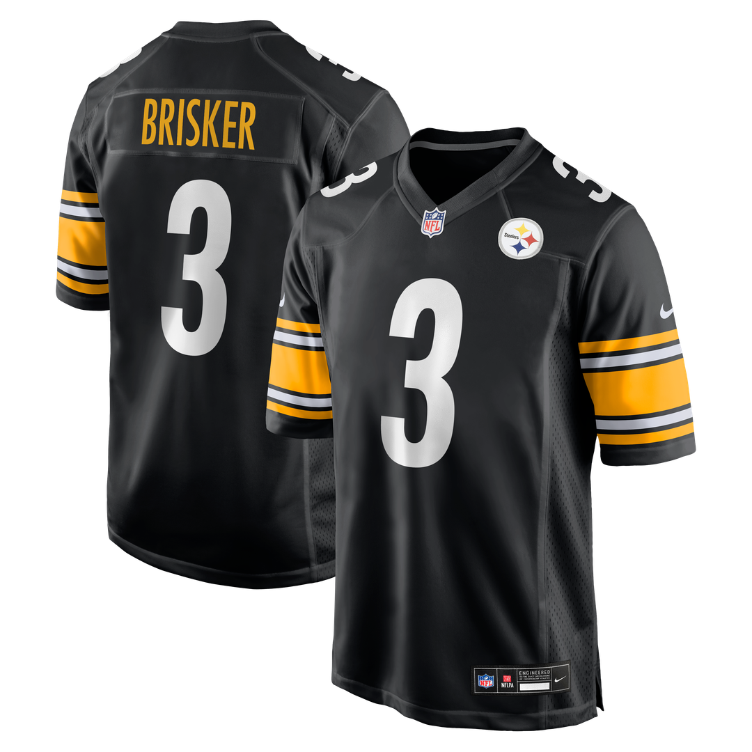 Pittsburgh Steelers Jaquan Brisker Nike Team Game Jersey - Black