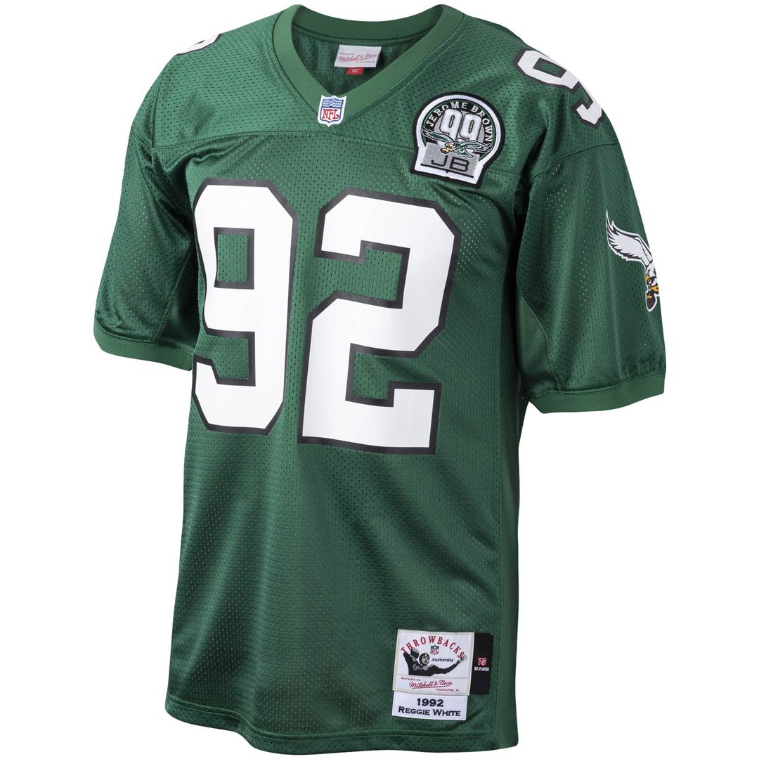 Philadelphia Eagles Reggie White Mitchell & Ness Authentic Throwback Retired Player Jersey - Green
