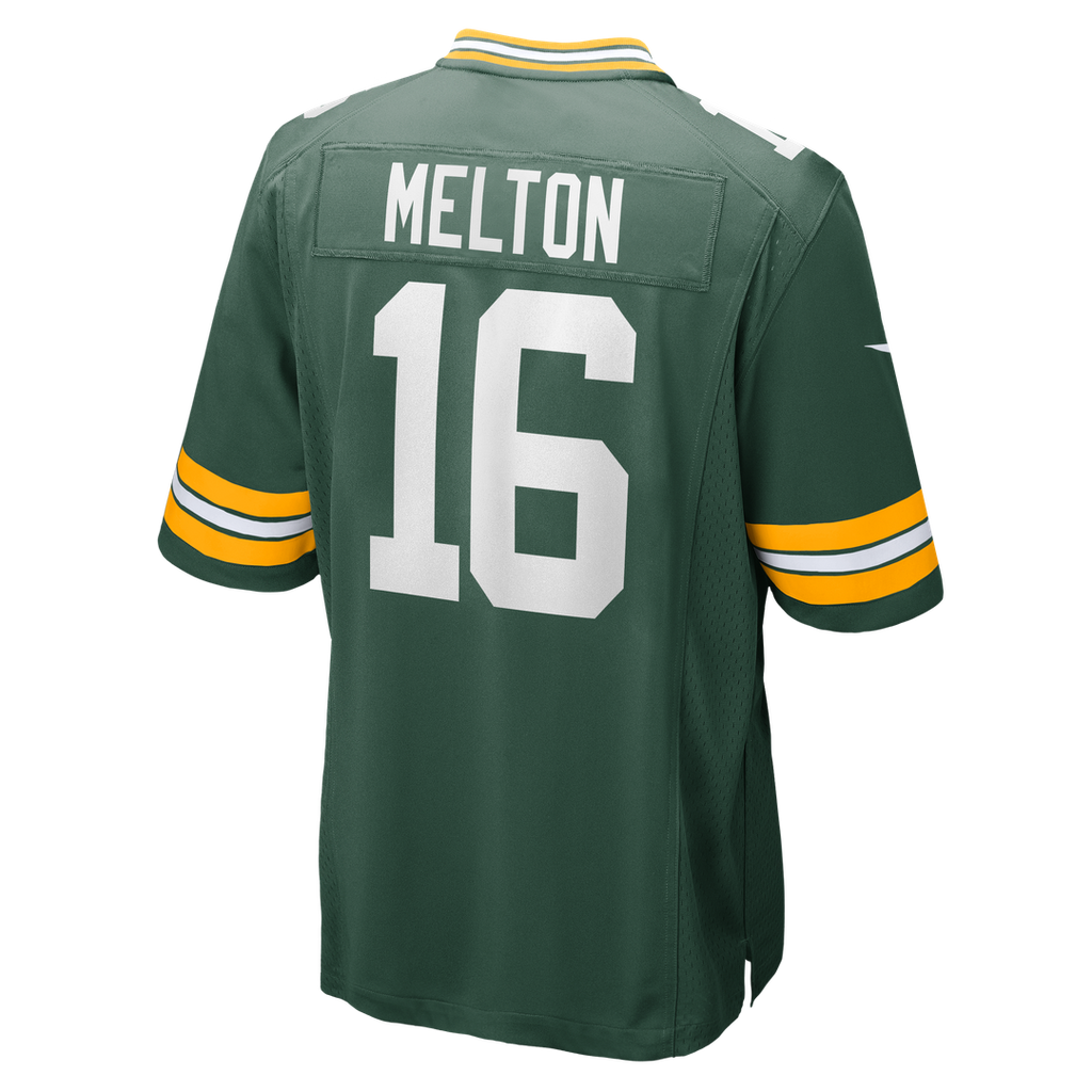 Green Bay Packers Bo Melton Nike Team Game Jersey - Green