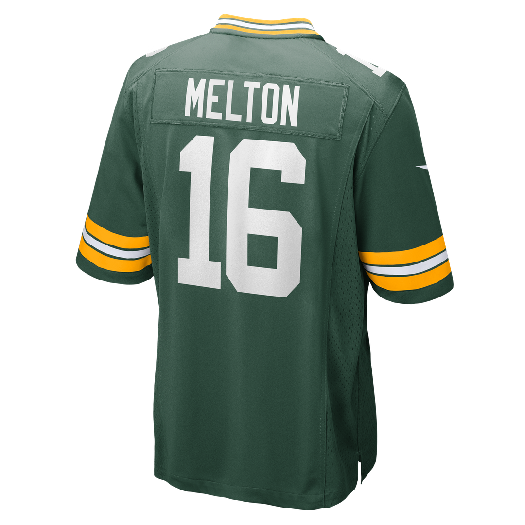 Green Bay Packers Bo Melton Nike Team Game Jersey - Green