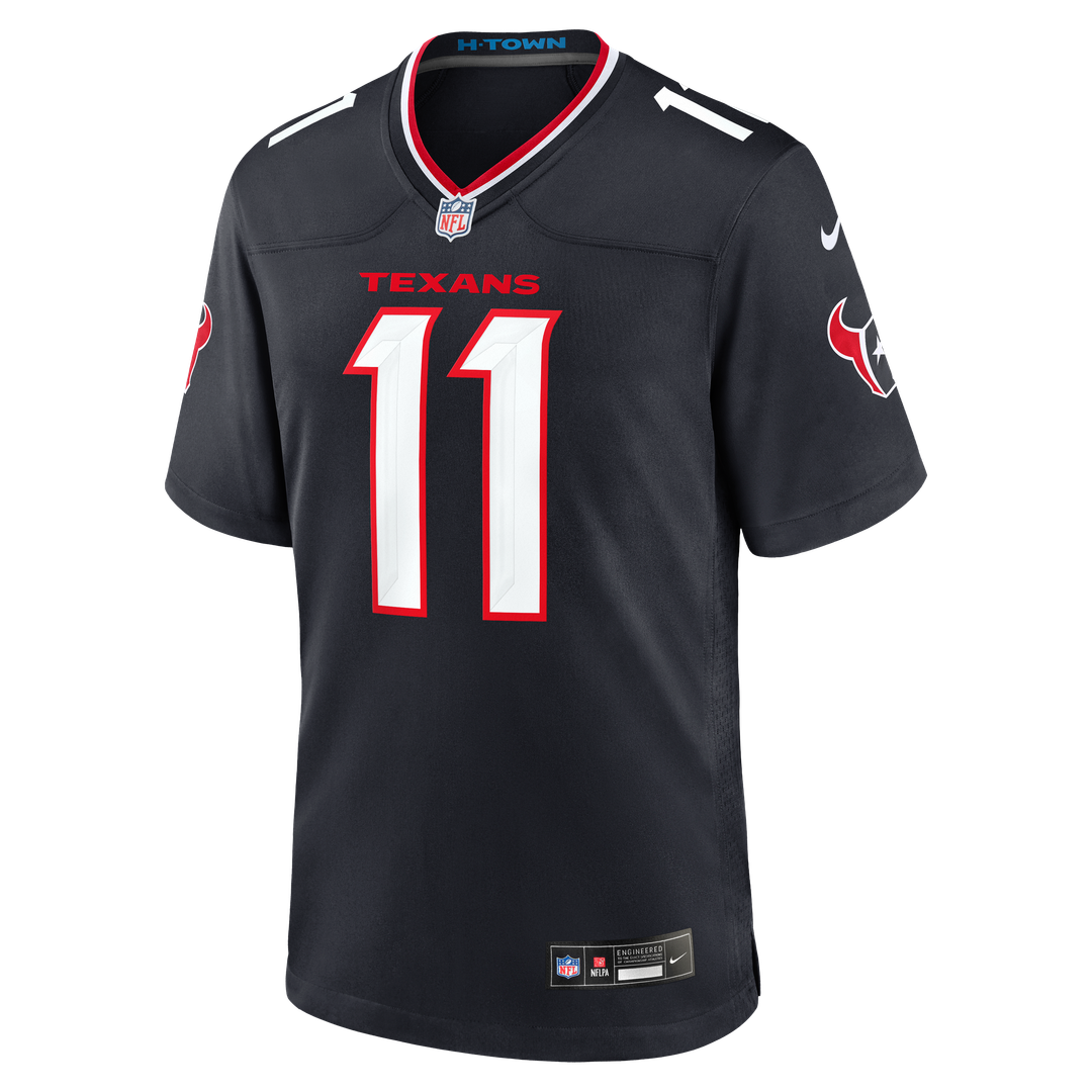 Houston Texans Tremon Smith Nike Team Game Jersey - Navy