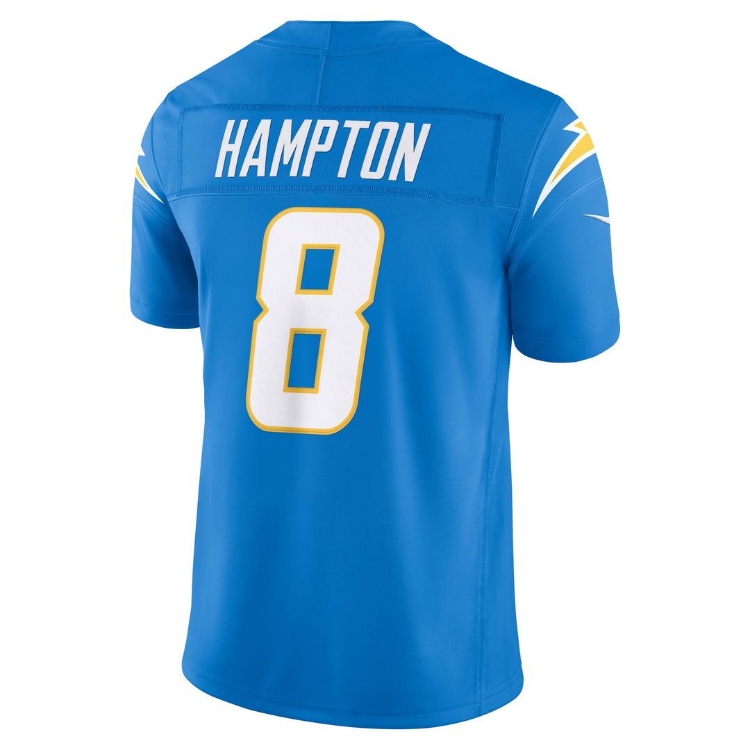 Los Angeles Chargers Omarion Hampton Nike Team Vapor F.U.S.E. Stitched Limited Jersey - Powder Blue
