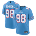 Tennessee Titans Jeffery Simmons Nike Game Jersey - Light Blue